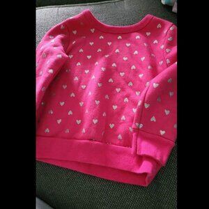Girls Size 2t Heart Sweatshirt